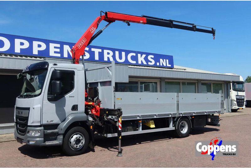 DAF LF 260 Open+Kraan Fassi F 85 V 023+Radio controle - Kraanaga veoauto: pilt 1 DAF LF 260 Open+Kraan Fassi F 85 V 023+Radio controle - Kraanaga veoauto: pilt 1