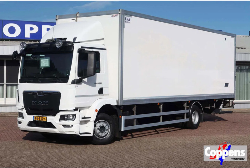 MAN TGM 15.290 Bak + klep Full air suspension Euro 6 Automaat - Kasti veoauto: pilt 1 MAN TGM 15.290 Bak + klep Full air suspension Euro 6 Automaat - Kasti veoauto: pilt 1