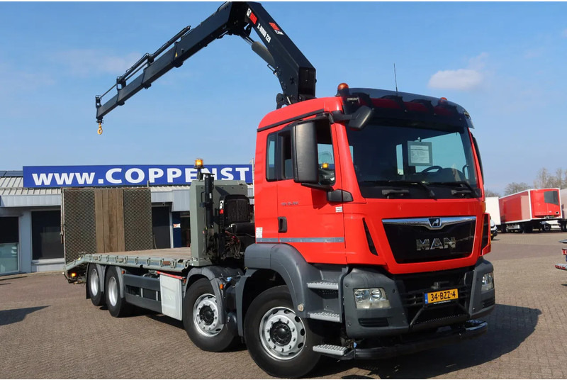 MAN TGS 35.360 8x2 Euro 6 Oprijwagen + Hiab 228 E 3 kraan. - Madelveok/ Platvormveok, Kraanaga veoauto: pilt 2 MAN TGS 35.360 8x2 Euro 6 Oprijwagen + Hiab 228 E 3 kraan. - Madelveok/ Platvormveok, Kraanaga veoauto: pilt 2