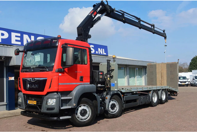 Madelveok/ Platvormveok, Kraanaga veoauto MAN TGS 35.360 8x2 Euro 6 Oprijwagen + Hiab 228 E 3 kraan.: pilt 13