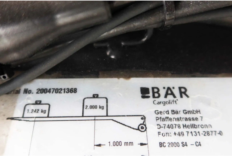 Kasti veoauto Mercedes-Benz Actros 1840 L Bakwagen + Bar klep 2000 KG + Geïsoleerde bak: pilt 5