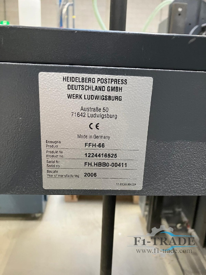 Heidelberg Stahlfolder KH 66/4-KL - Voltimismasin: pilt 5 Heidelberg Stahlfolder KH 66/4-KL - Voltimismasin: pilt 5