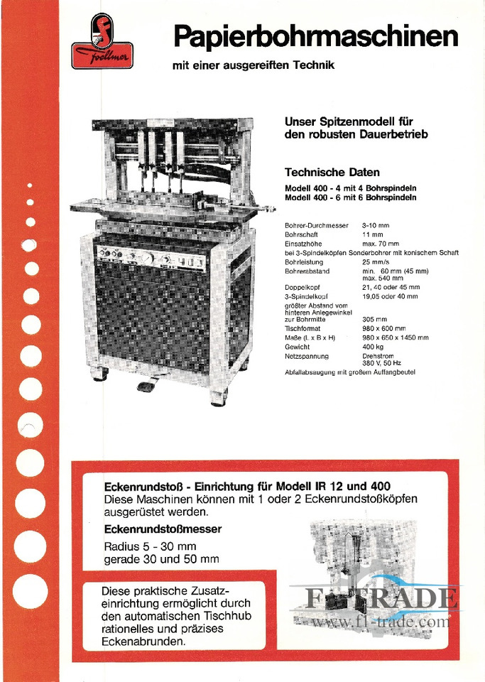 Josef Foellmer IRAM 400/445 - Trükimasin: pilt 5 Josef Foellmer IRAM 400/445 - Trükimasin: pilt 5