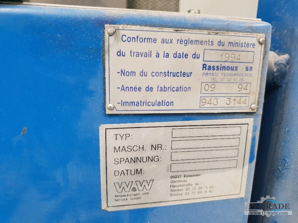 W&W EFA5 1450 - Pakkimismasin: pilt 3 W&W EFA5 1450 - Pakkimismasin: pilt 3