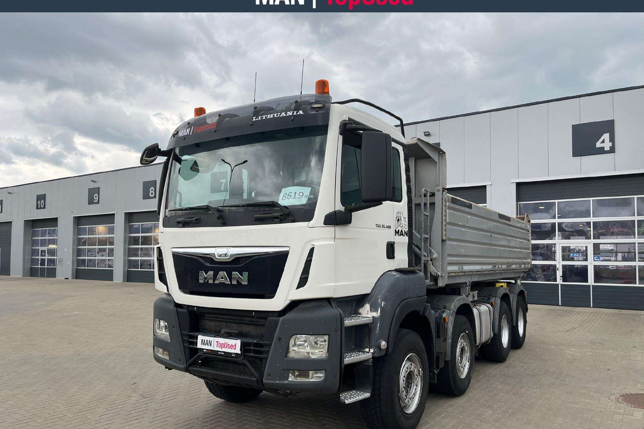MAN TGS 35.480 8X4 BB Meiller Kipper (8619) - Kallurauto: pilt 1 MAN TGS 35.480 8X4 BB Meiller Kipper (8619) - Kallurauto: pilt 1