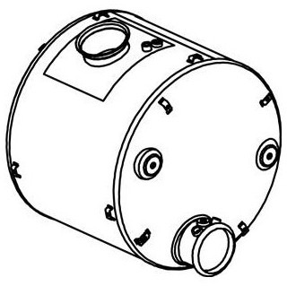 Katalysator Euro 5 DAF CF75 CF85 - Dinex 21438 21448 1827556 1778672 1670926 1691065 1747249 - Katalüüsmuundur - Veoauto: pilt 2 Katalysator Euro 5 DAF CF75 CF85 - Dinex 21438 21448 1827556 1778672 1670926 1691065 1747249 - Katalüüsmuundur - Veoauto: pilt 2
