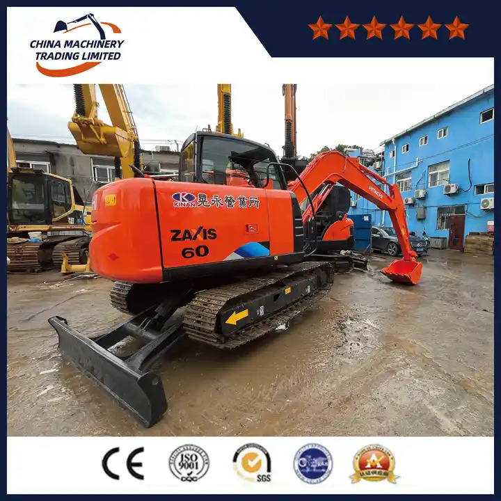 Original Small Size Second Hand Excavating Equipment Cheap Price Excellent Quality Used Hitachi Zx60 Excavator With Blade - Lintekskavaator: pilt 4 Original Small Size Second Hand Excavating Equipment Cheap Price Excellent Quality Used Hitachi Zx60 Excavator With Blade - Lintekskavaator: pilt 4