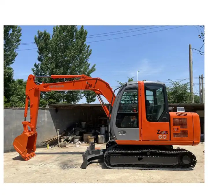 Original Small Size Second Hand Excavating Equipment Cheap Price Excellent Quality Used Hitachi Zx60 Excavator With Blade - Lintekskavaator: pilt 1 Original Small Size Second Hand Excavating Equipment Cheap Price Excellent Quality Used Hitachi Zx60 Excavator With Blade - Lintekskavaator: pilt 1