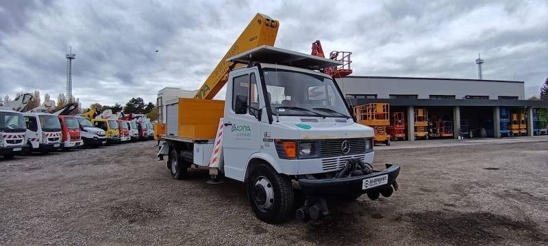 Mercedes-Benz 410D Weberlift WL 1.950 EG - 19,5m, 200 kg - Veoautolt tõusev platvorm: pilt 1 Mercedes-Benz 410D Weberlift WL 1.950 EG - 19,5m, 200 kg - Veoautolt tõusev platvorm: pilt 1