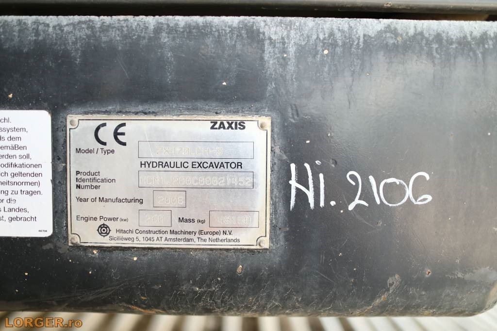 Hitachi ZX 470 LC H-3  liising Hitachi ZX 470 LC H-3: pilt 16