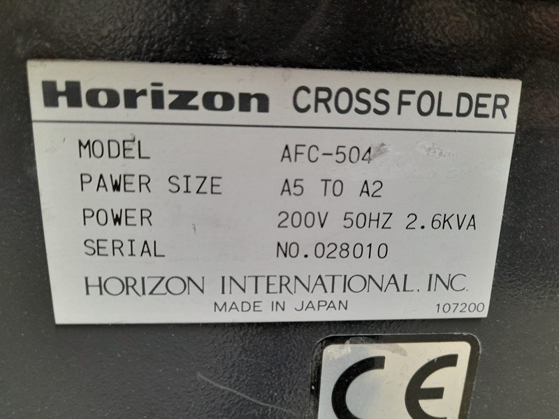 Voltimismasin Horizon AFC-504 AKT | folder | 4 | 2001: pilt 12