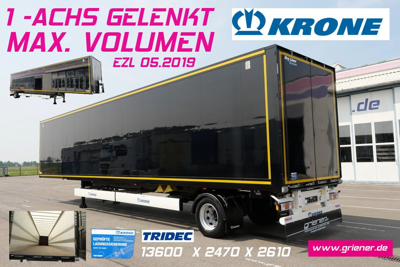 Krone KOFFER CITY KRONE 1-achs SEK 10 /TRIDEC /LENKUNG - Furgoonpoolhaagis: pilt 1 Krone KOFFER CITY KRONE 1-achs SEK 10 /TRIDEC /LENKUNG - Furgoonpoolhaagis: pilt 1