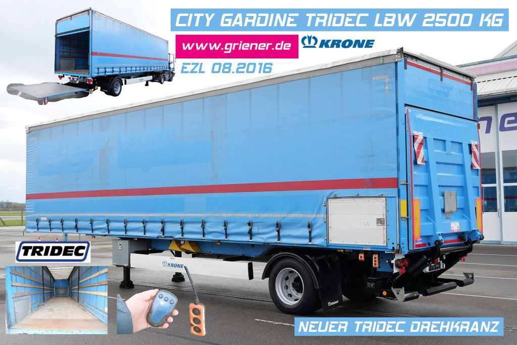 Krone SEP 10/BPW /TRIDEC / EDSCHA / LBW 2500 kg CITY - Tentpoolhaagis: pilt 1 Krone SEP 10/BPW /TRIDEC / EDSCHA / LBW 2500 kg CITY - Tentpoolhaagis: pilt 1