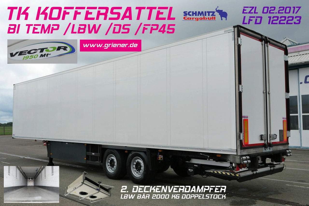 Schmitz Cargobull SKO 18 /BI TEMP / LBW BÄR / FP45 /VECTOR 1950 MT - Furgoonpoolhaagis: pilt 1 Schmitz Cargobull SKO 18 /BI TEMP / LBW BÄR / FP45 /VECTOR 1950 MT - Furgoonpoolhaagis: pilt 1