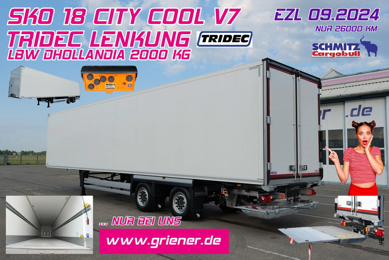 Schmitz Cargobull SKO 18/ LZG CITY /COOL V7 LBW /TRIDEC /FP 45 - Furgoonpoolhaagis: pilt 1 Schmitz Cargobull SKO 18/ LZG CITY /COOL V7 LBW /TRIDEC /FP 45 - Furgoonpoolhaagis: pilt 1