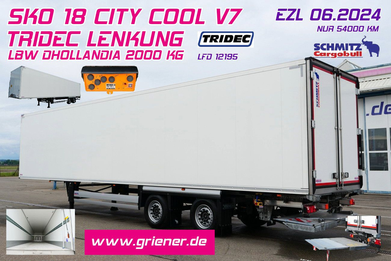 Schmitz Cargobull SKO 18/ LZG CITY /COOL V7 LBW /TRIDEC /FP 45 - Furgoonpoolhaagis: pilt 1 Schmitz Cargobull SKO 18/ LZG CITY /COOL V7 LBW /TRIDEC /FP 45 - Furgoonpoolhaagis: pilt 1