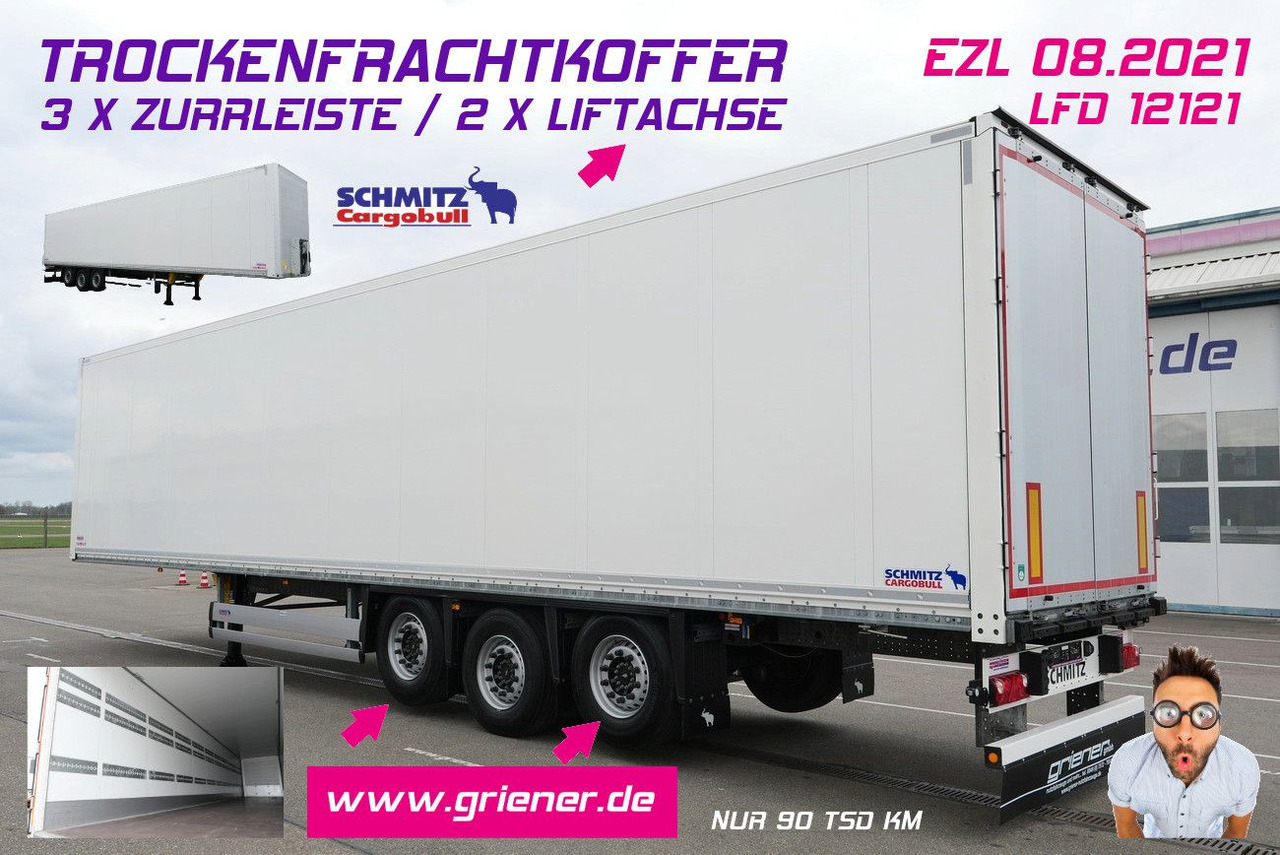Schmitz Cargobull SKO 24/3 x ZURRLEISTE / 2 x LIFTACHSE 90 tsd km - Furgoonpoolhaagis: pilt 1 Schmitz Cargobull SKO 24/3 x ZURRLEISTE / 2 x LIFTACHSE 90 tsd km - Furgoonpoolhaagis: pilt 1