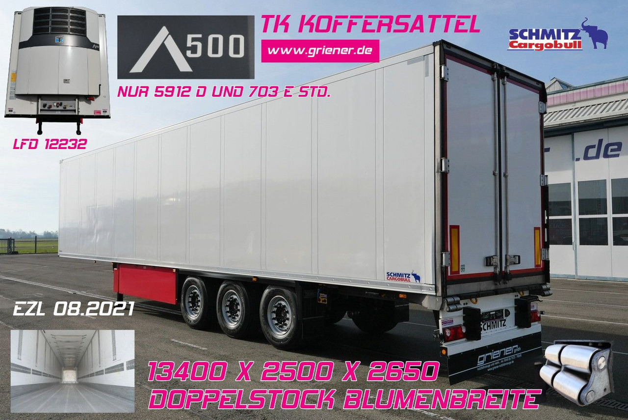 Schmitz Cargobull SKO 24/DOPPELSTOCK BLUMEN TK A500 DRP FP 45 - Furgoonpoolhaagis: pilt 1 Schmitz Cargobull SKO 24/DOPPELSTOCK BLUMEN TK A500 DRP FP 45 - Furgoonpoolhaagis: pilt 1
