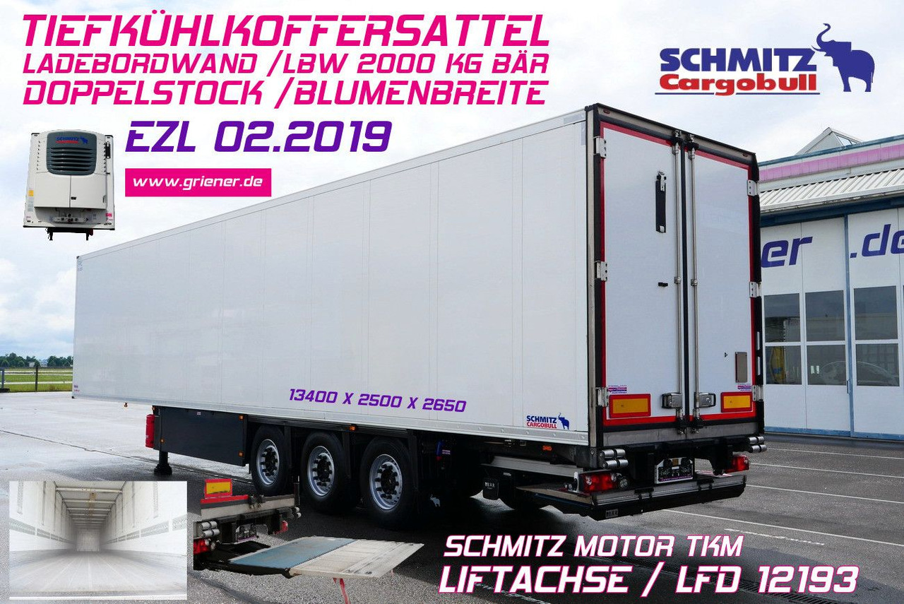 Schmitz Cargobull SKO 24/ LBW 2000 kg /BLUMEN FP 45 / TK TKM / DS - Furgoonpoolhaagis: pilt 1 Schmitz Cargobull SKO 24/ LBW 2000 kg /BLUMEN FP 45 / TK TKM / DS - Furgoonpoolhaagis: pilt 1