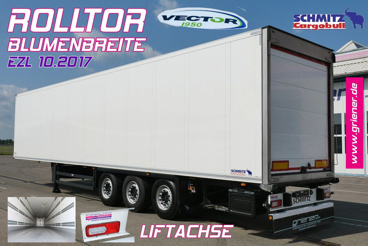 Schmitz Cargobull SKO 24/ROLLTOR /VECTOR 1950 / FP45 BLUMENBREITE - Furgoonpoolhaagis: pilt 1 Schmitz Cargobull SKO 24/ROLLTOR /VECTOR 1950 / FP45 BLUMENBREITE - Furgoonpoolhaagis: pilt 1
