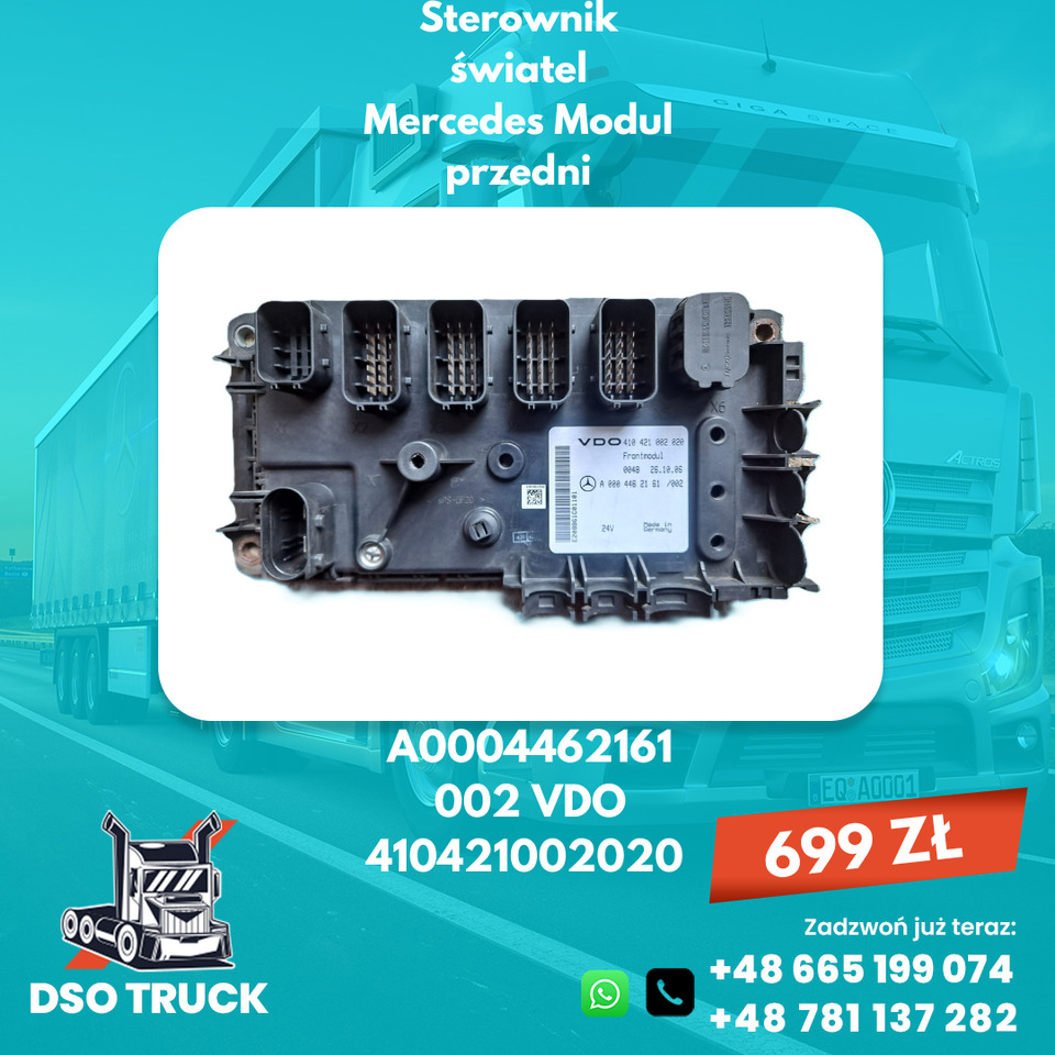 A0004462161 VDO 410421002020 Sterownik swiatel Modul przedni Mercedes Mercedes - Varuosa: pilt 2 A0004462161 VDO 410421002020 Sterownik swiatel Modul przedni Mercedes Mercedes - Varuosa: pilt 2