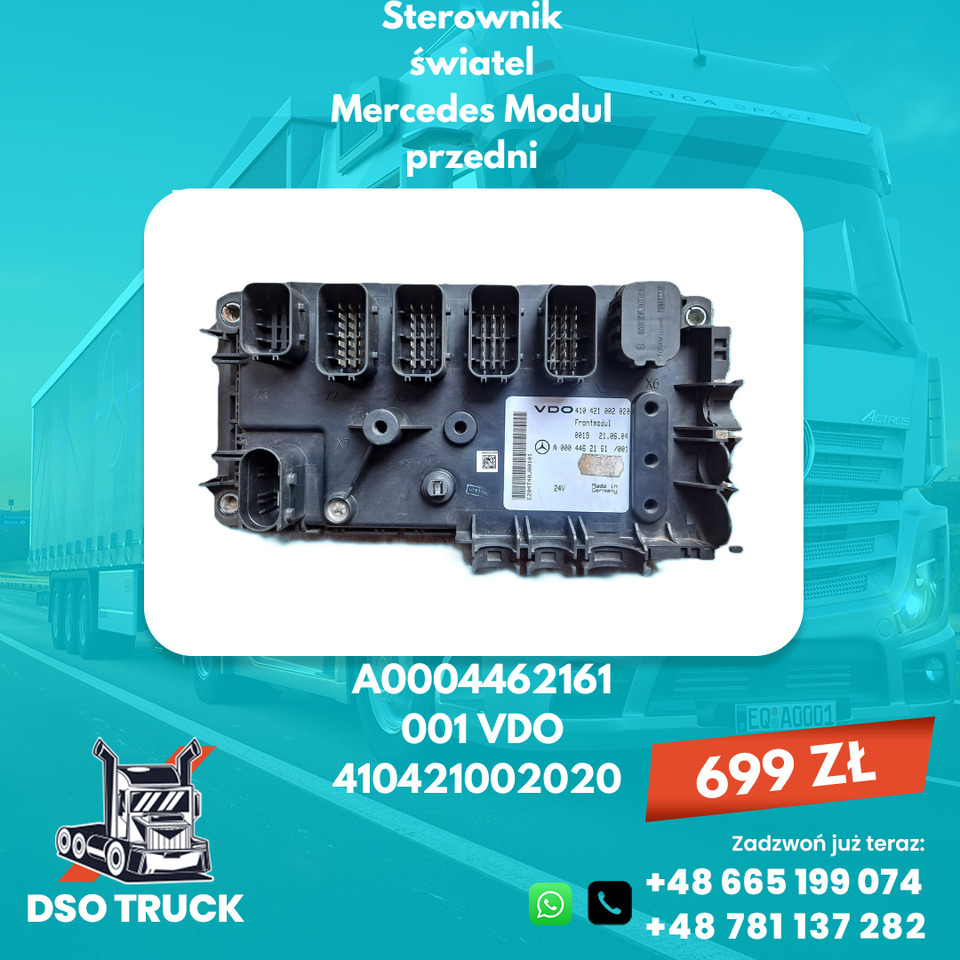 A0004462161 VDO 410421002020 Sterownik swiatel Modul przedni Mercedes Mercedes - Varuosa: pilt 1 A0004462161 VDO 410421002020 Sterownik swiatel Modul przedni Mercedes Mercedes - Varuosa: pilt 1