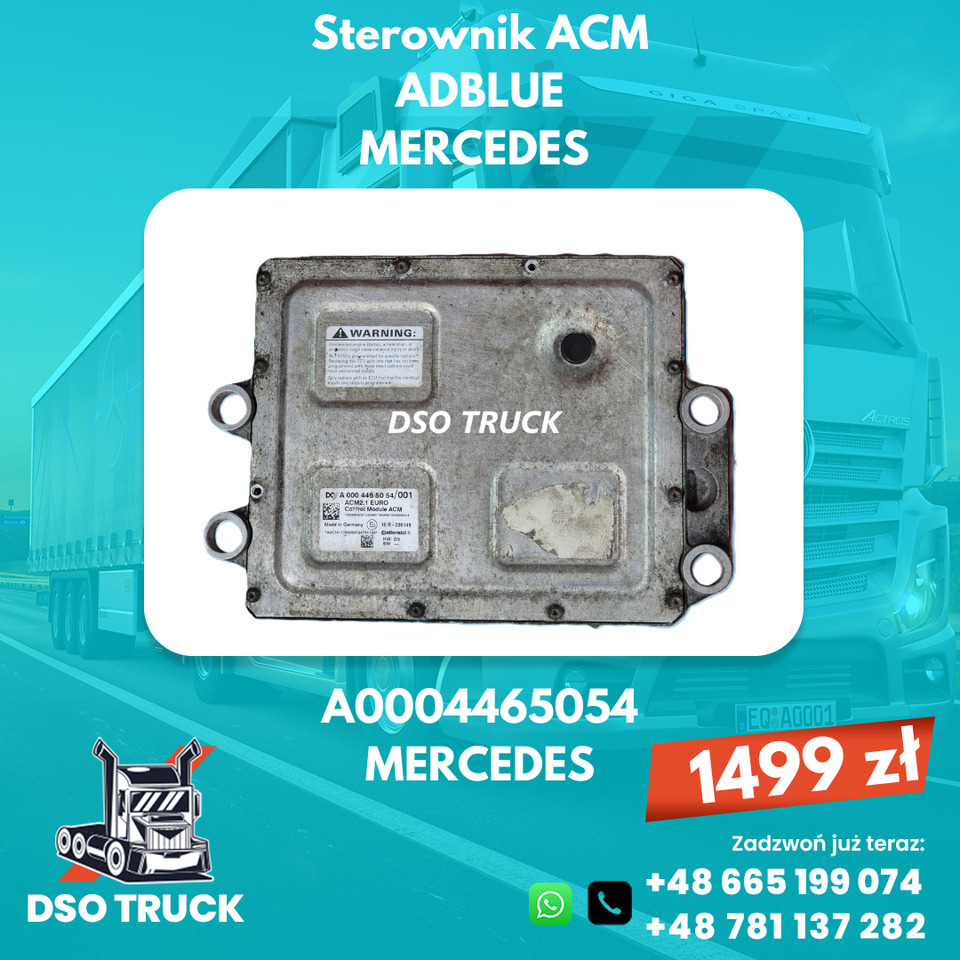 Sterownik ACM adblue A0004461754 A0004465054 A0014462554 Mercedes MP ACTROS AXOR - Varuosa: pilt 2 Sterownik ACM adblue A0004461754 A0004465054 A0014462554 Mercedes MP ACTROS AXOR - Varuosa: pilt 2