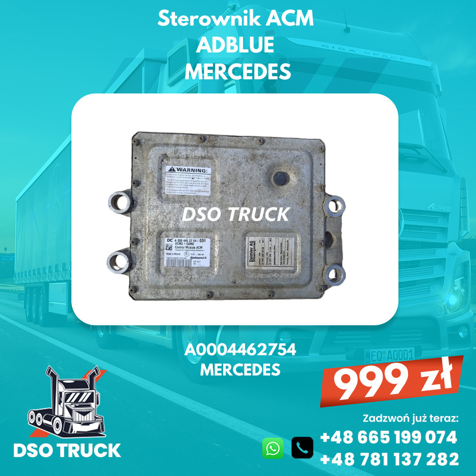 Sterownik ACM adblue A0004462754 A0004469254 Mercedes MP ACTROS AXOR ATEGO - Varuosa: pilt 1 Sterownik ACM adblue A0004462754 A0004469254 Mercedes MP ACTROS AXOR ATEGO - Varuosa: pilt 1
