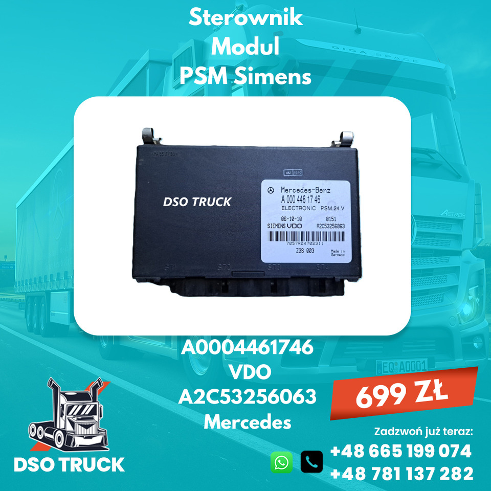 Sterownik Modul Komputer PSM Simens VDO Mercedes ACTROS ATEGO ACTROS AXOR ATEGO PSM SIMENS VDO - Varuosa: pilt 1 Sterownik Modul Komputer PSM Simens VDO Mercedes ACTROS ATEGO ACTROS AXOR ATEGO PSM SIMENS VDO - Varuosa: pilt 1