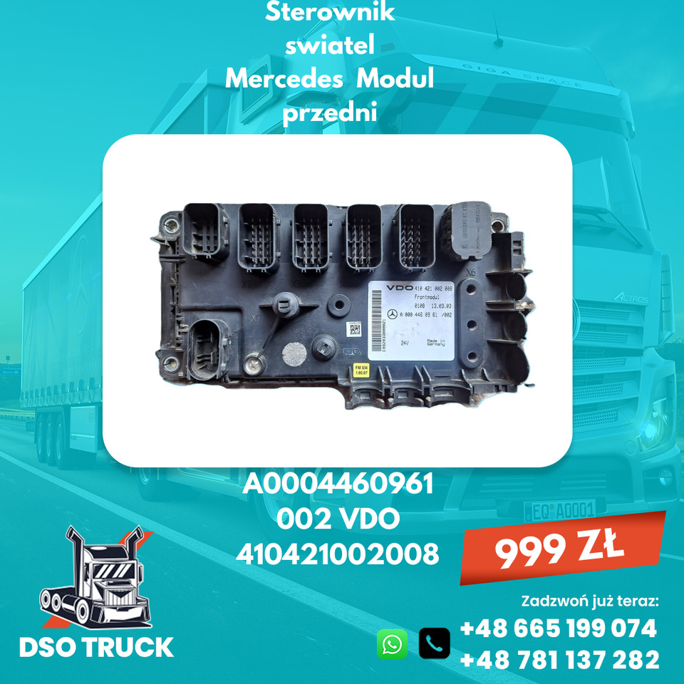 Sterownik swiatel Mercedes Modul przedni VDO A0004460961 002 A0004461661 001 - Varuosa: pilt 1 Sterownik swiatel Mercedes Modul przedni VDO A0004460961 002 A0004461661 001 - Varuosa: pilt 1