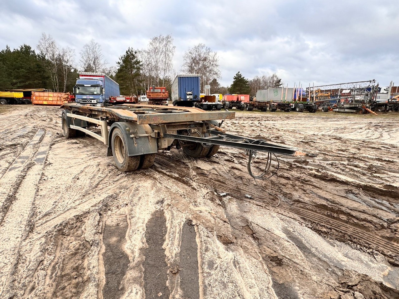 Hüffermann HAR 1870 L Schlitten - Abrollanhänger - Multilift/ Liftdumper haagis: pilt 1 Hüffermann HAR 1870 L Schlitten - Abrollanhänger - Multilift/ Liftdumper haagis: pilt 1