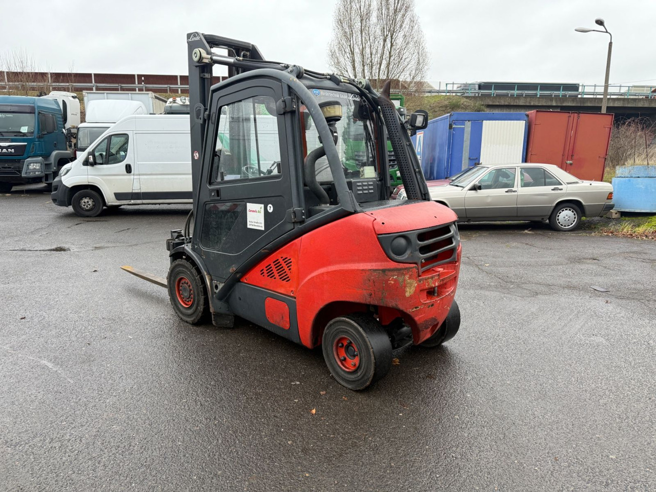 Diiseltõstuk Linde H 30D-01 mit Drehgerät: pilt 8
