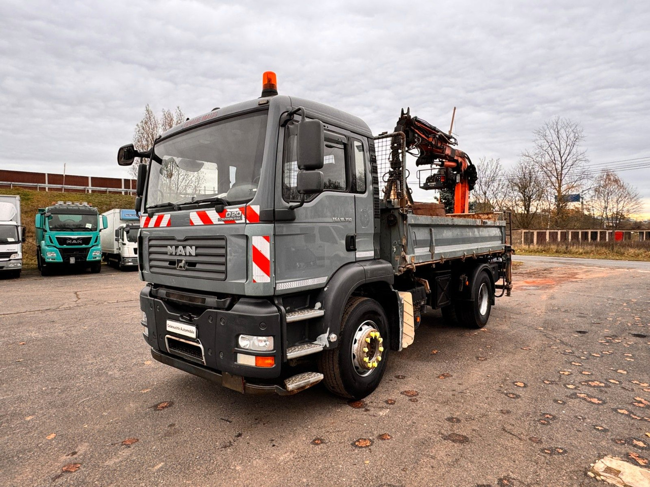MAN TGA 18.350 Kipper - Kran 4x2 - Kallurauto, Kraanaga veoauto: pilt 3 MAN TGA 18.350 Kipper - Kran 4x2 - Kallurauto, Kraanaga veoauto: pilt 3
