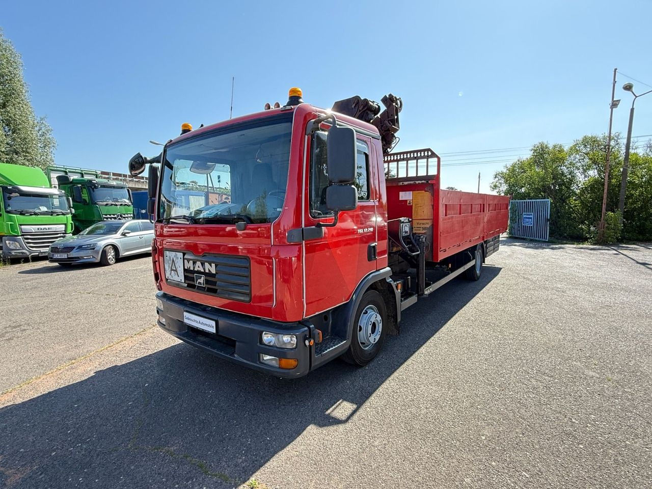 MAN TGL 12.210 mit Kran - Madelveok/ Platvormveok, Kraanaga veoauto: pilt 3 MAN TGL 12.210 mit Kran - Madelveok/ Platvormveok, Kraanaga veoauto: pilt 3