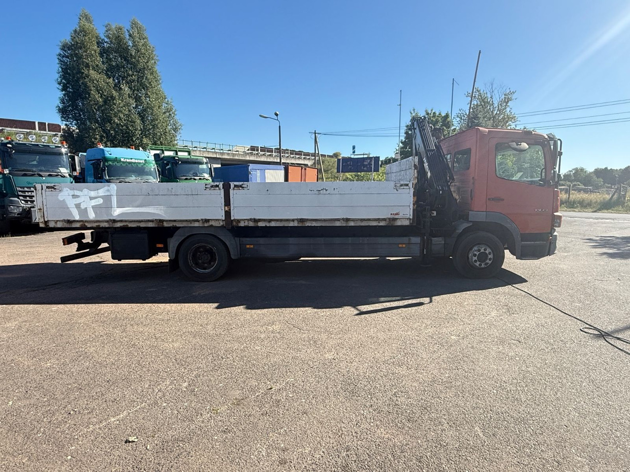 Mercedes-Benz Atego 1223 mit Kran MKG HLK 76 - Madelveok/ Platvormveok, Kraanaga veoauto: pilt 5 Mercedes-Benz Atego 1223 mit Kran MKG HLK 76 - Madelveok/ Platvormveok, Kraanaga veoauto: pilt 5
