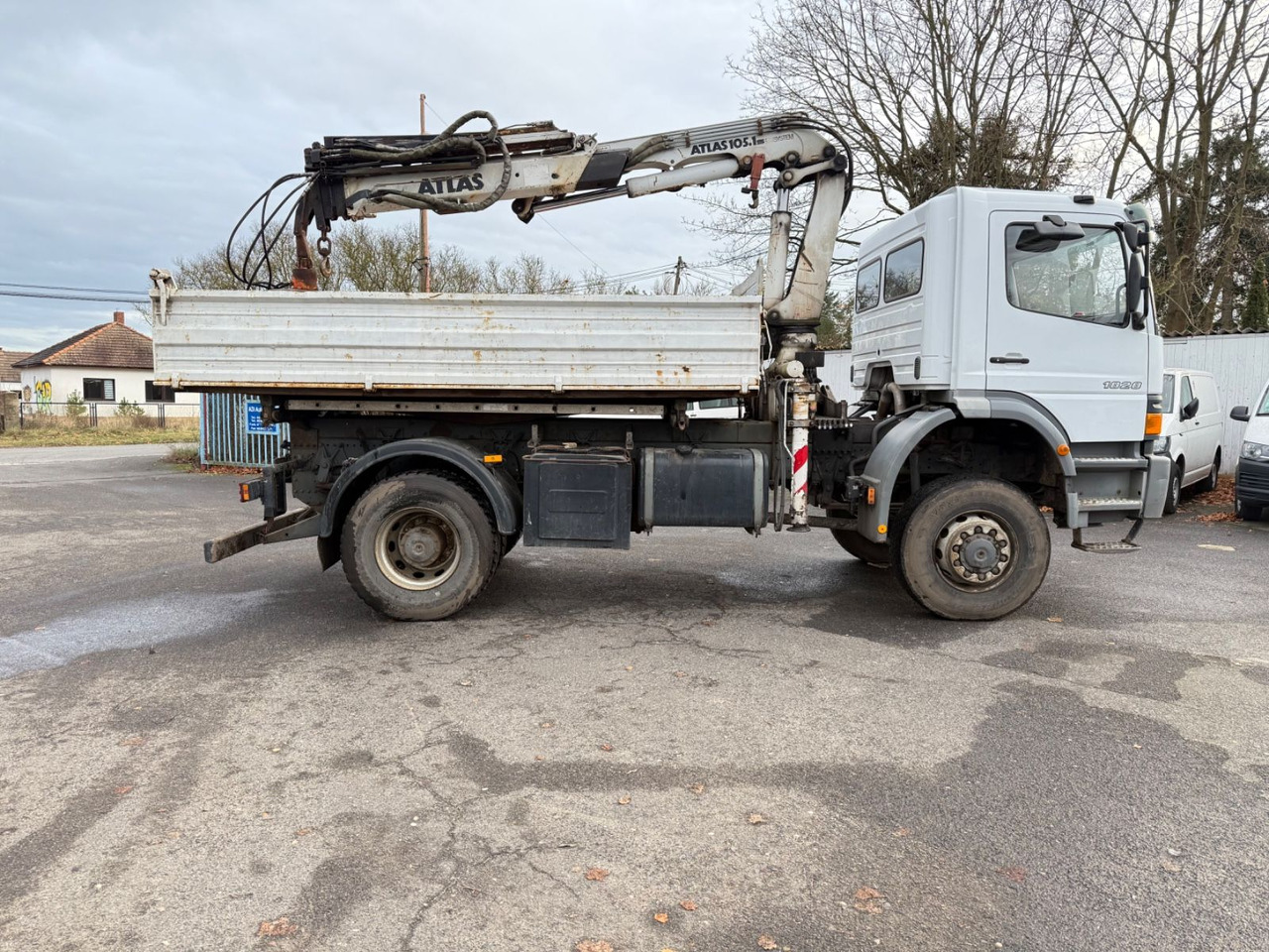 Mercedes-Benz Atego 1828 4x4 Kipper-Kran Atlas - Kallurauto, Kraanaga veoauto: pilt 5 Mercedes-Benz Atego 1828 4x4 Kipper-Kran Atlas - Kallurauto, Kraanaga veoauto: pilt 5