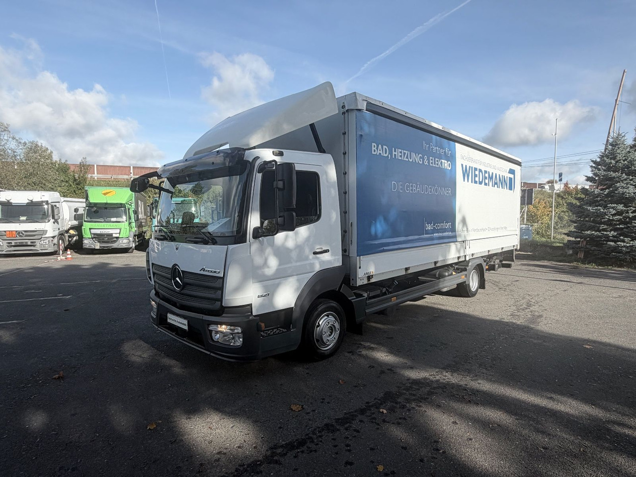 Mercedes-Benz Atego 821 Klima Lbw Tempoamt - Tent veoauto: pilt 3 Mercedes-Benz Atego 821 Klima Lbw Tempoamt - Tent veoauto: pilt 3