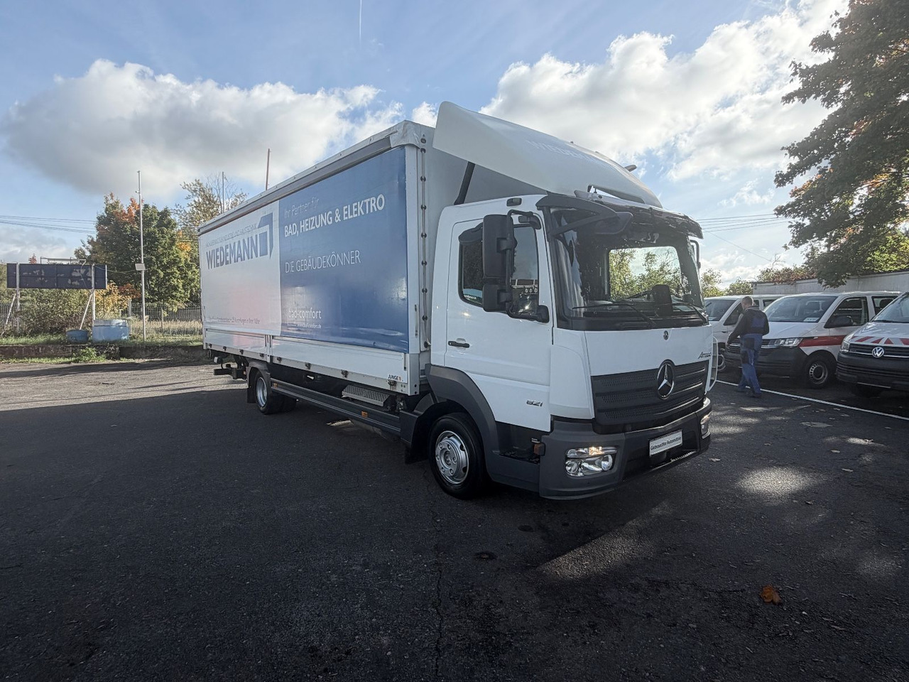 Mercedes-Benz Atego 821 Klima Lbw Tempoamt - Tent veoauto: pilt 2 Mercedes-Benz Atego 821 Klima Lbw Tempoamt - Tent veoauto: pilt 2