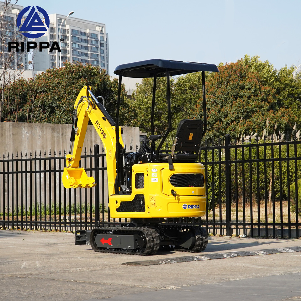 Rippa R319 Pilot Control|Kubota Engine|Euro 5|CE|Telescopic chassis|Lateral swing mini excavator - Miniekskavaator: pilt 3 Rippa R319 Pilot Control|Kubota Engine|Euro 5|CE|Telescopic chassis|Lateral swing mini excavator - Miniekskavaator: pilt 3