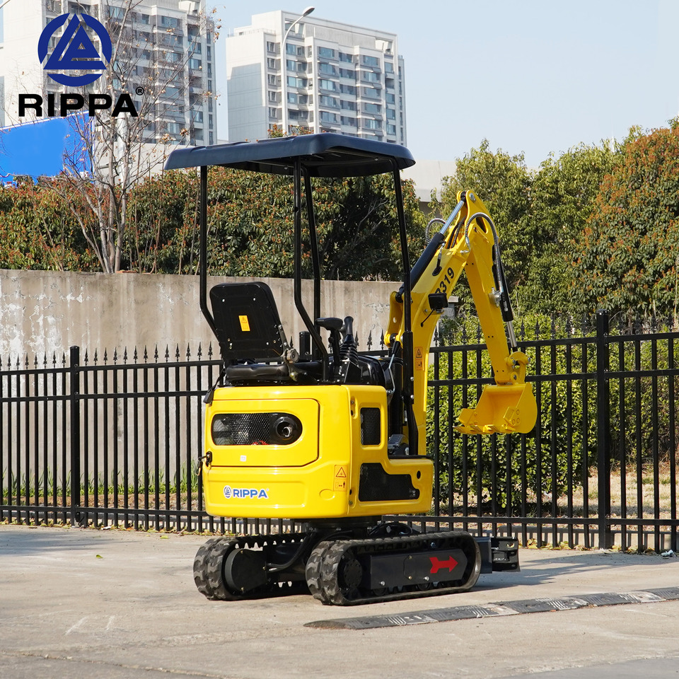 Rippa R319 Pilot Control|Kubota Engine|Euro 5|CE|Telescopic chassis|Lateral swing mini excavator - Miniekskavaator: pilt 5 Rippa R319 Pilot Control|Kubota Engine|Euro 5|CE|Telescopic chassis|Lateral swing mini excavator - Miniekskavaator: pilt 5