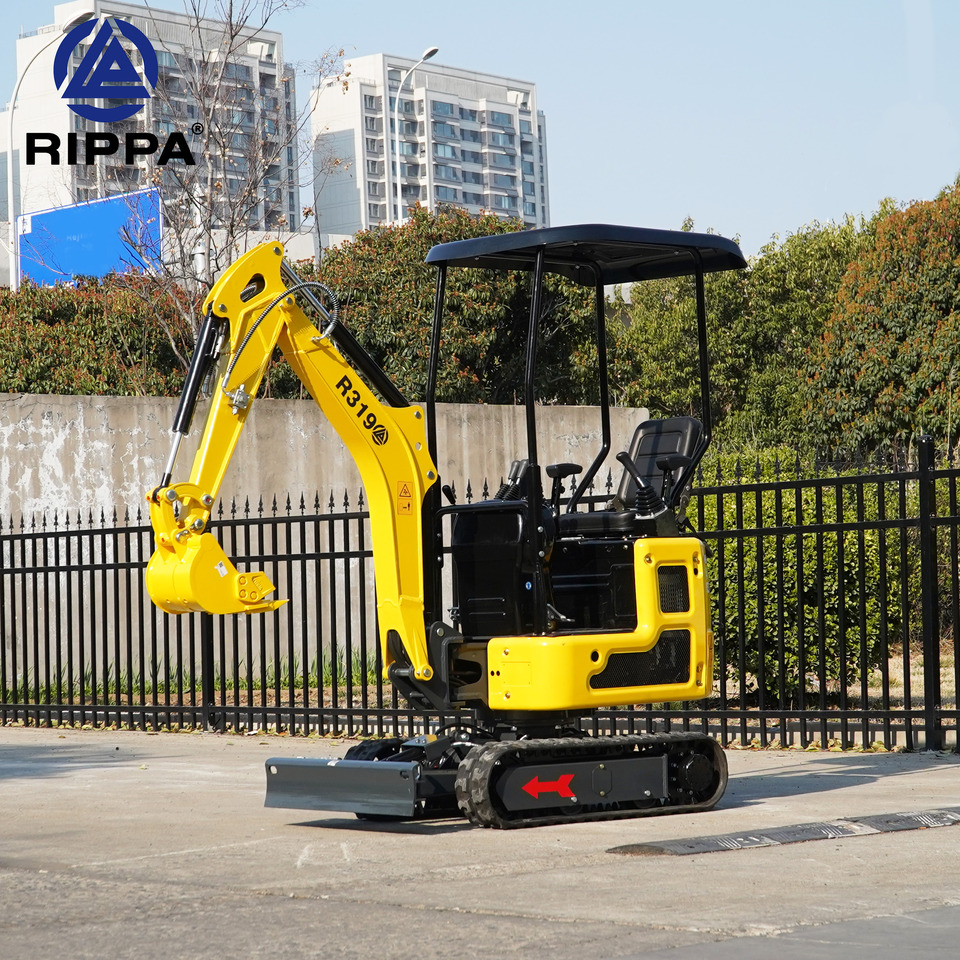 Rippa R319 Pilot Control|Kubota Engine|Euro 5|CE|Telescopic chassis|Lateral swing mini excavator - Miniekskavaator: pilt 1 Rippa R319 Pilot Control|Kubota Engine|Euro 5|CE|Telescopic chassis|Lateral swing mini excavator - Miniekskavaator: pilt 1