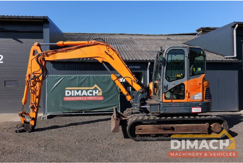 Doosan DX 80 R mono airco CW10 hydraulic qh - Miniekskavaator: pilt 1 Doosan DX 80 R mono airco CW10 hydraulic qh - Miniekskavaator: pilt 1