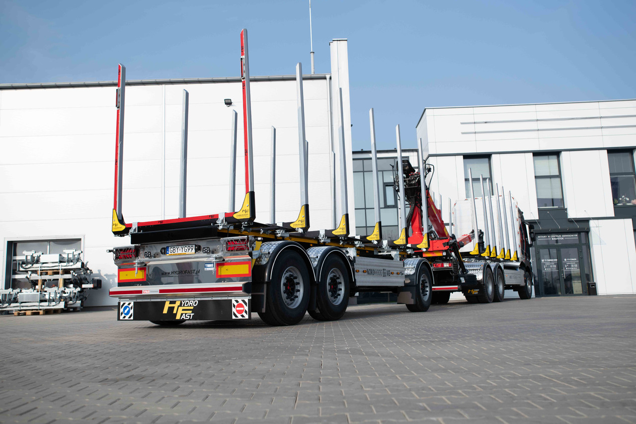 Hydrofast Przyczepa 3 - osiowa / 3 axles trailer for timber transport / 3 Achsen Anhänger für Holztransport - Metsaveohaagis: pilt 5 Hydrofast Przyczepa 3 - osiowa / 3 axles trailer for timber transport / 3 Achsen Anhänger für Holztransport - Metsaveohaagis: pilt 5