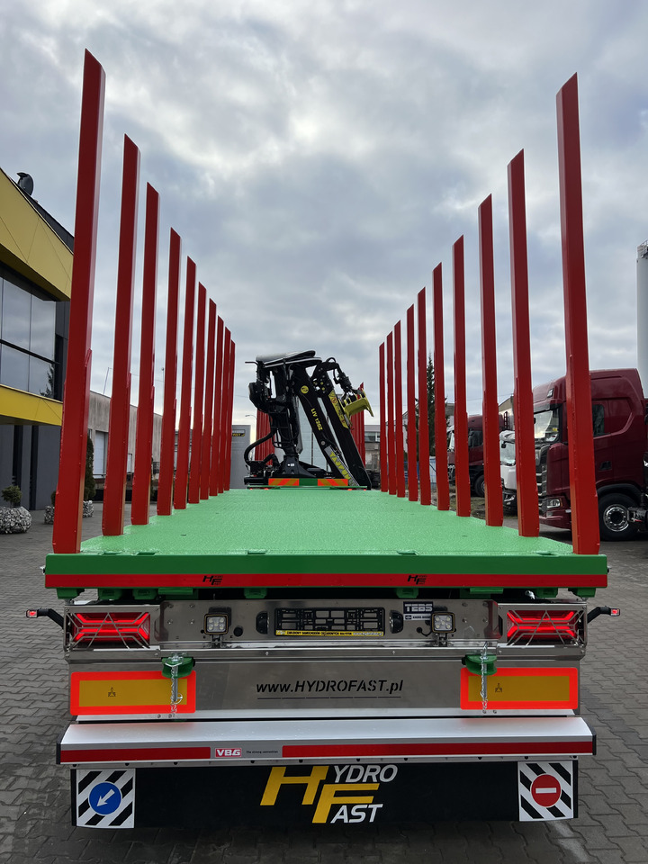 Hydrofast Przyczepa platforma 3 osiowa do przewozu drewna / 3-axle platform trailer for timber transport - Platvormhaagis/ Madelhaagis: pilt 3 Hydrofast Przyczepa platforma 3 osiowa do przewozu drewna / 3-axle platform trailer for timber transport - Platvormhaagis/ Madelhaagis: pilt 3