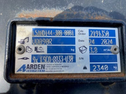 GODET ARDEN SEMI DELTA POUR CHARGEUSE CASE 921 - Kopp: pilt 3 GODET ARDEN SEMI DELTA POUR CHARGEUSE CASE 921 - Kopp: pilt 3