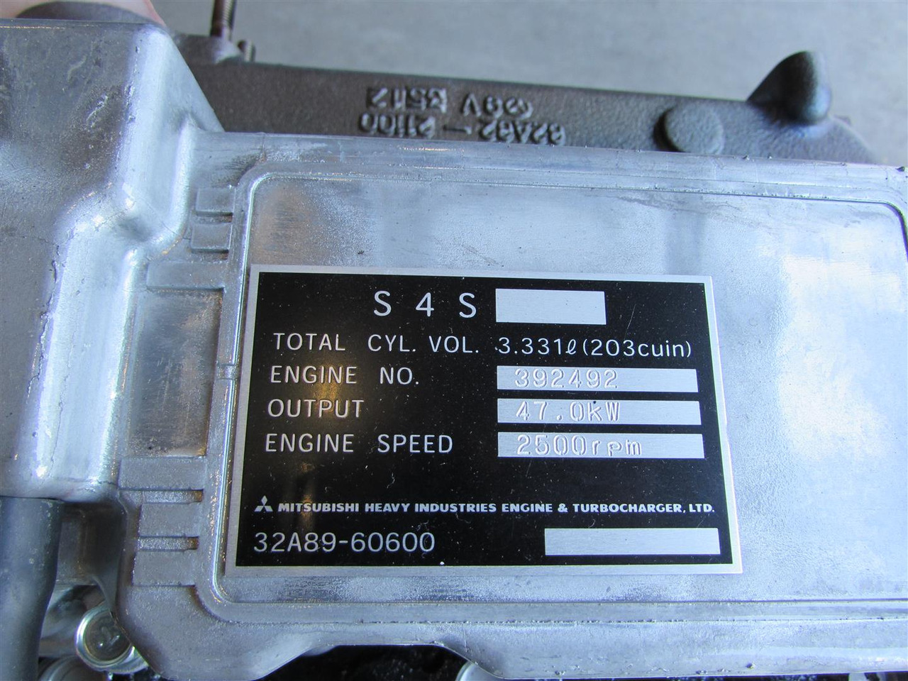 Mootor - Kahveltõstuk Mitsubishi S4S-   47Kw@2500 rpm: pilt 7