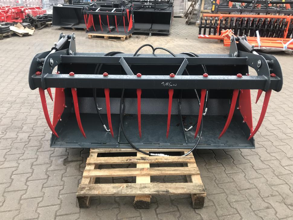 Lauderof Krokodilschaufel / Manure grab / Grappin à fumier / Benna coccodrillo / Ковш-захват / Łyżko-krokodyl 1,8 m - Klamber - Traktor: pilt 1 Lauderof Krokodilschaufel / Manure grab / Grappin à fumier / Benna coccodrillo / Ковш-захват / Łyżko-krokodyl 1,8 m - Klamber - Traktor: pilt 1