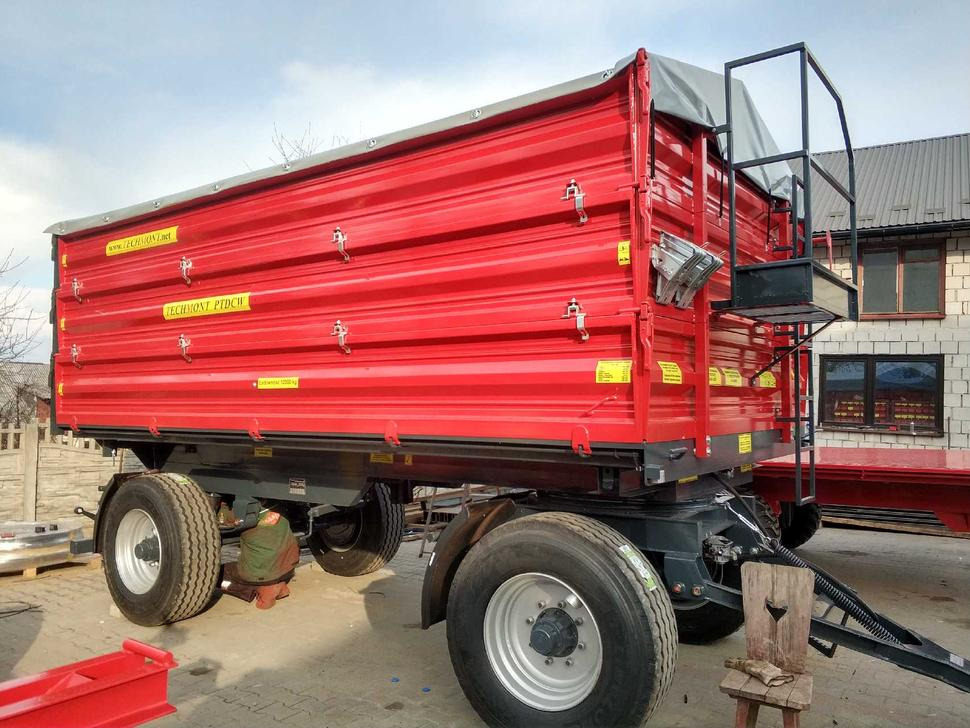 Techmont Anhänger / Trailer / Remorque / Rimorchio / Прицеп двухоосный бортовой / Przyczepa dwuosiowa PTD16 12 t - Põllutöö tõstuk-järelhaagis/ Kallur: pilt 4 Techmont Anhänger / Trailer / Remorque / Rimorchio / Прицеп двухоосный бортовой / Przyczepa dwuosiowa PTD16 12 t - Põllutöö tõstuk-järelhaagis/ Kallur: pilt 4