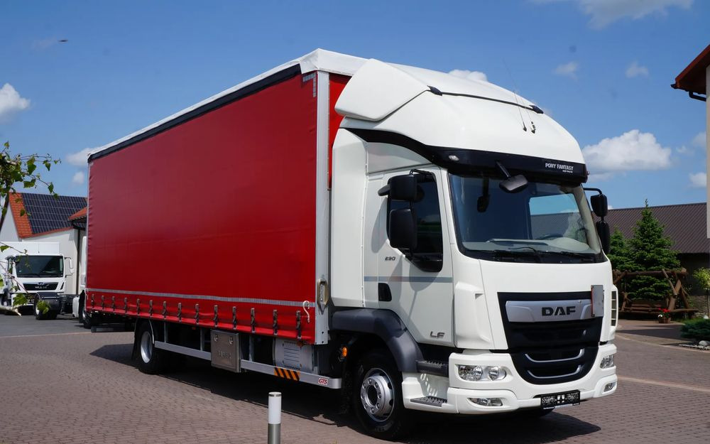 DAF LF 290 EURO 6 FIRANKA DŁ. 8.6m 21 PALET ŁAD 8.250 KG - Tent veoauto: pilt 1 DAF LF 290 EURO 6 FIRANKA DŁ. 8.6m 21 PALET ŁAD 8.250 KG - Tent veoauto: pilt 1