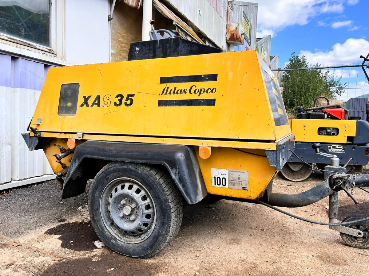 Atlas copco XAS 35 COMPRESSEUR 9BAR SUR REMORQUE (NET DE TVA) - Õhukompressor: pilt 1 Atlas copco XAS 35 COMPRESSEUR 9BAR SUR REMORQUE (NET DE TVA) - Õhukompressor: pilt 1